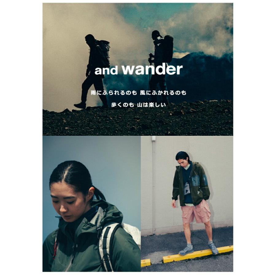 アンドワンダー and wander  撥水 オーバーサイズ カーゴドレス oversized cargo dress 574-6183091 レディース  春夏 2026ss新作の画像