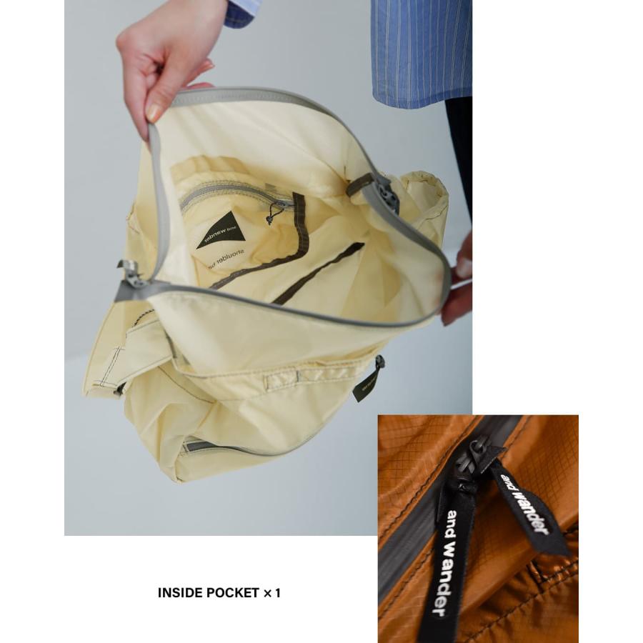 アンドワンダー and wander シル ショルダーバッグ sil shoulder bag 574-6985133 ユニセックス  春夏 2026ss新作の画像