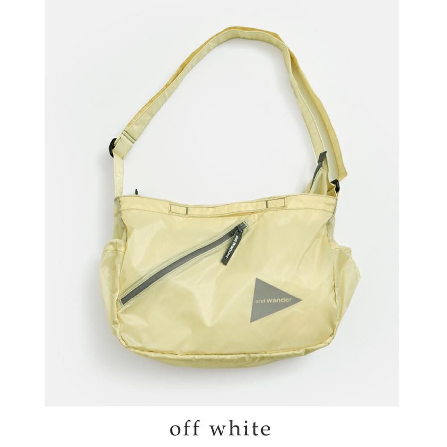 アンドワンダー and wander シル ショルダーバッグ sil shoulder bag 574-6985133 ユニセックス  春夏 2026ss新作の画像