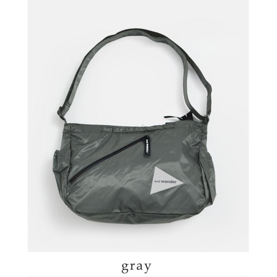 アンドワンダー and wander シル ショルダーバッグ sil shoulder bag 574-6985133 ユニセックス  春夏 2026ss新作の画像