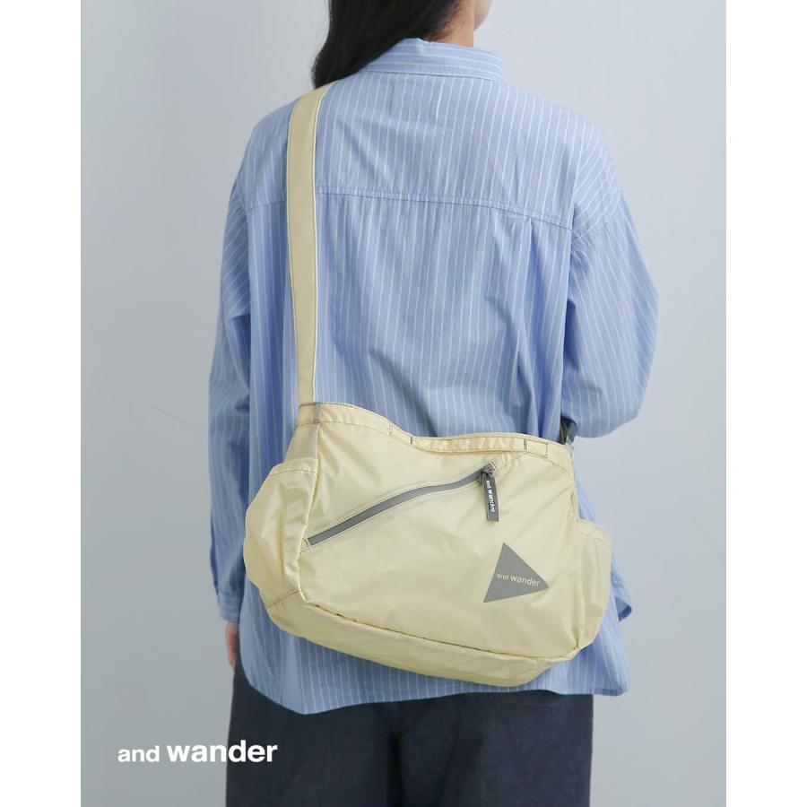 アンドワンダー and wander シル ショルダーバッグ sil shoulder bag 574-6985133 ユニセックス  春夏 2026ss新作の画像