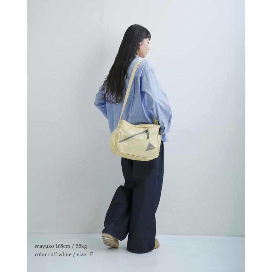 アンドワンダー and wander シル ショルダーバッグ sil shoulder bag 574-6985133 ユニセックス  春夏 2026ss新作の画像