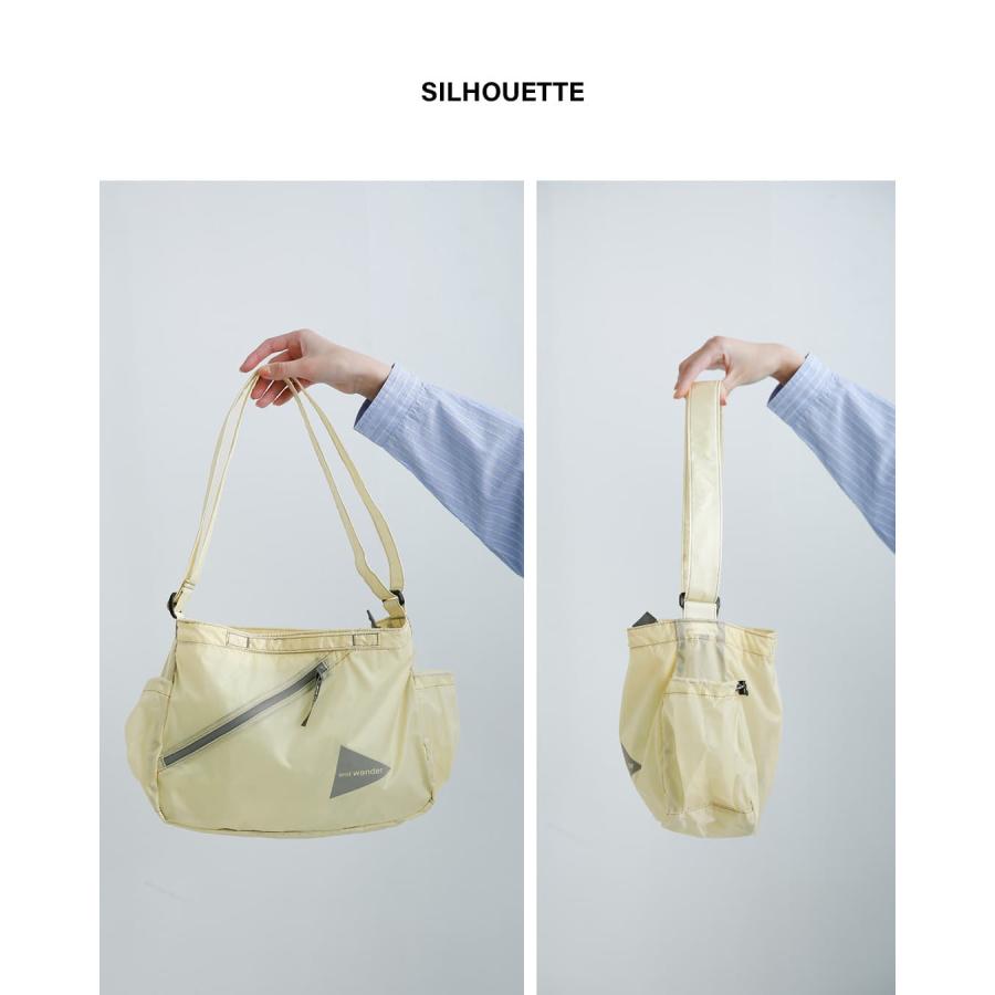 アンドワンダー and wander シル ショルダーバッグ sil shoulder bag 574-6985133 ユニセックス  春夏 2026ss新作の画像