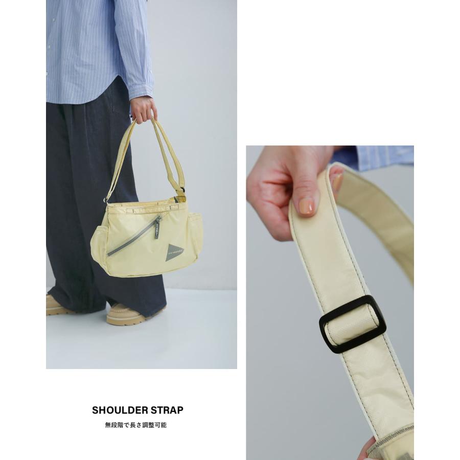 アンドワンダー and wander シル ショルダーバッグ sil shoulder bag 574-6985133 ユニセックス  春夏 2026ss新作の画像