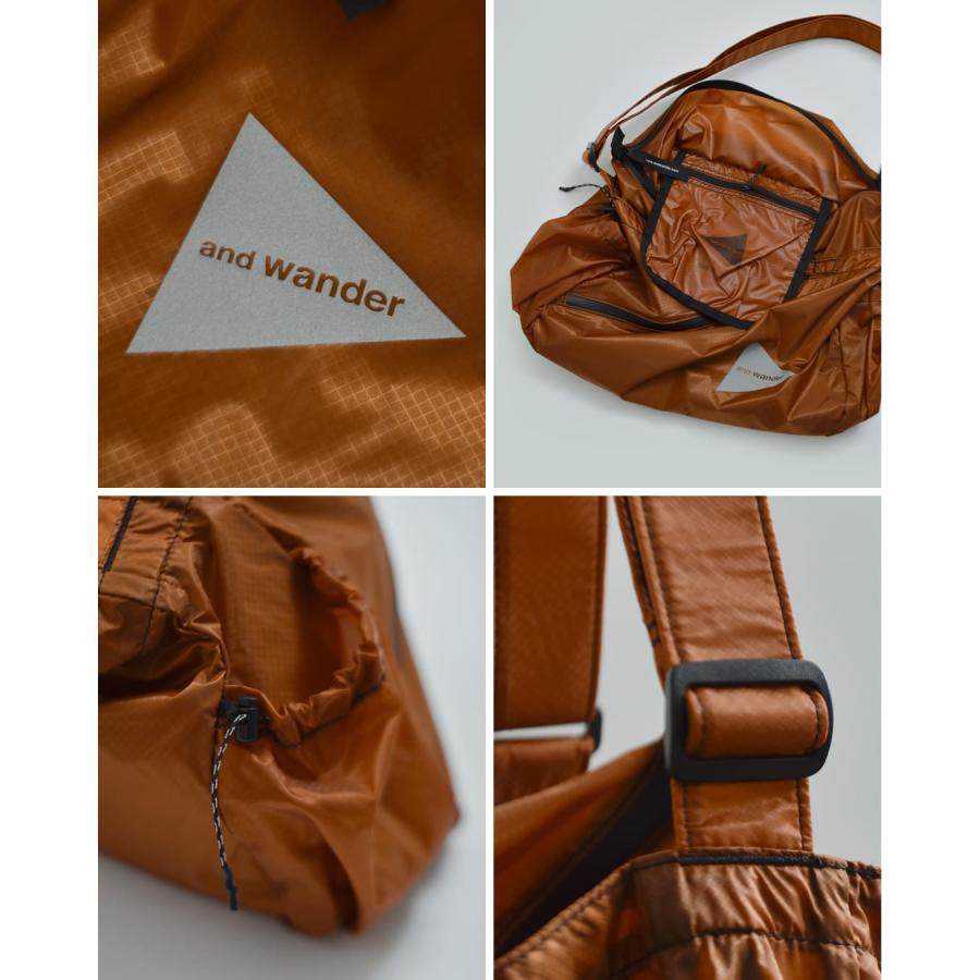 アンドワンダー and wander シル ショルダーバッグ sil shoulder bag 574-6985133 ユニセックス  春夏 2026ss新作の画像
