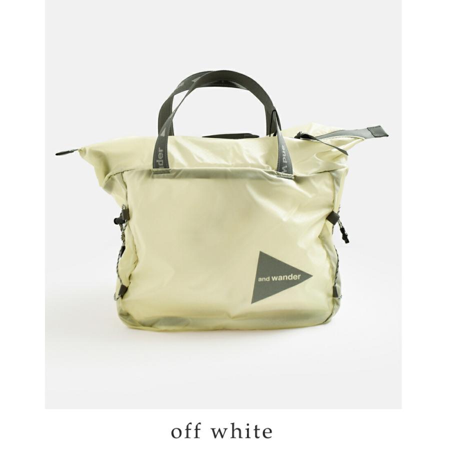 and wander（アンドワンダー） シル ミニトートバッグ sil mini tote