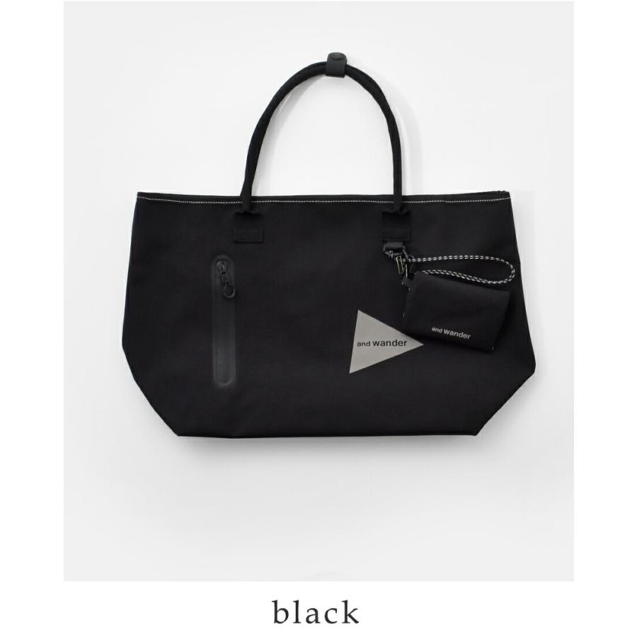 and wander（アンドワンダー） 防水 トートバッグ PE CO tote bag 574