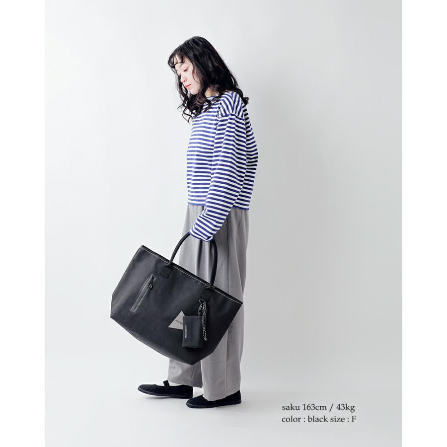 and wander（アンドワンダー） 防水 トートバッグ PE CO tote bag 574
