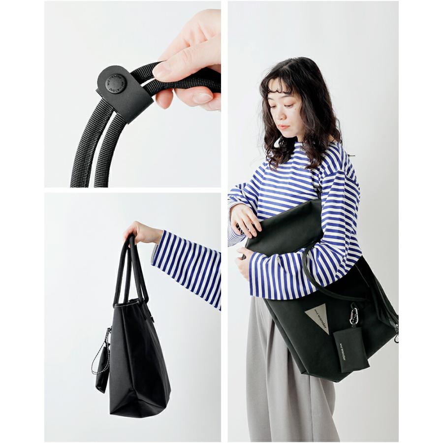 and wander（アンドワンダー） 防水 トートバッグ PE CO tote bag 574