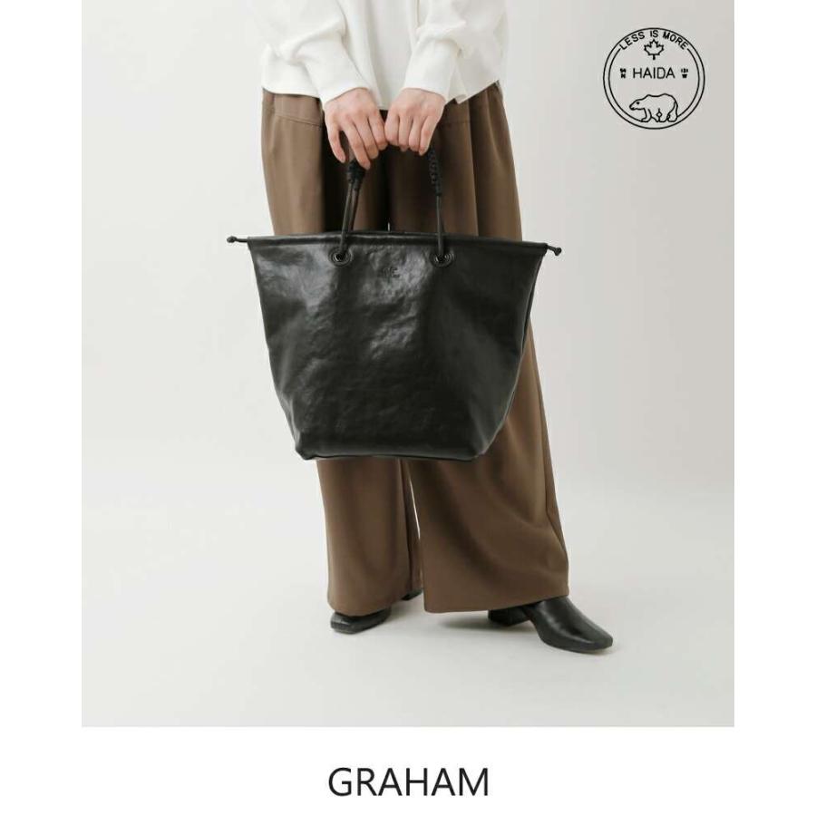 GRAHAM（グラハム） ハイダ HAIDA ウォッシュドレザー トートバッグ 
