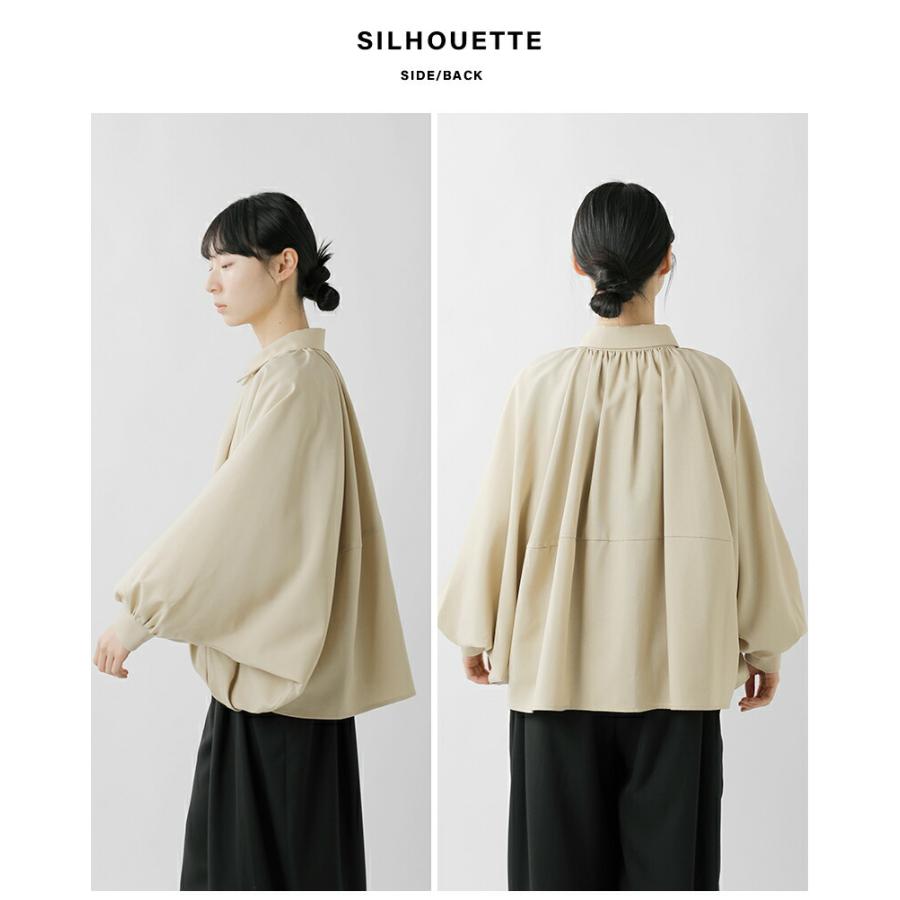 CYAN TOKYO（シアントーキョー） ラウンド ギャザー ドルマン ブルゾン