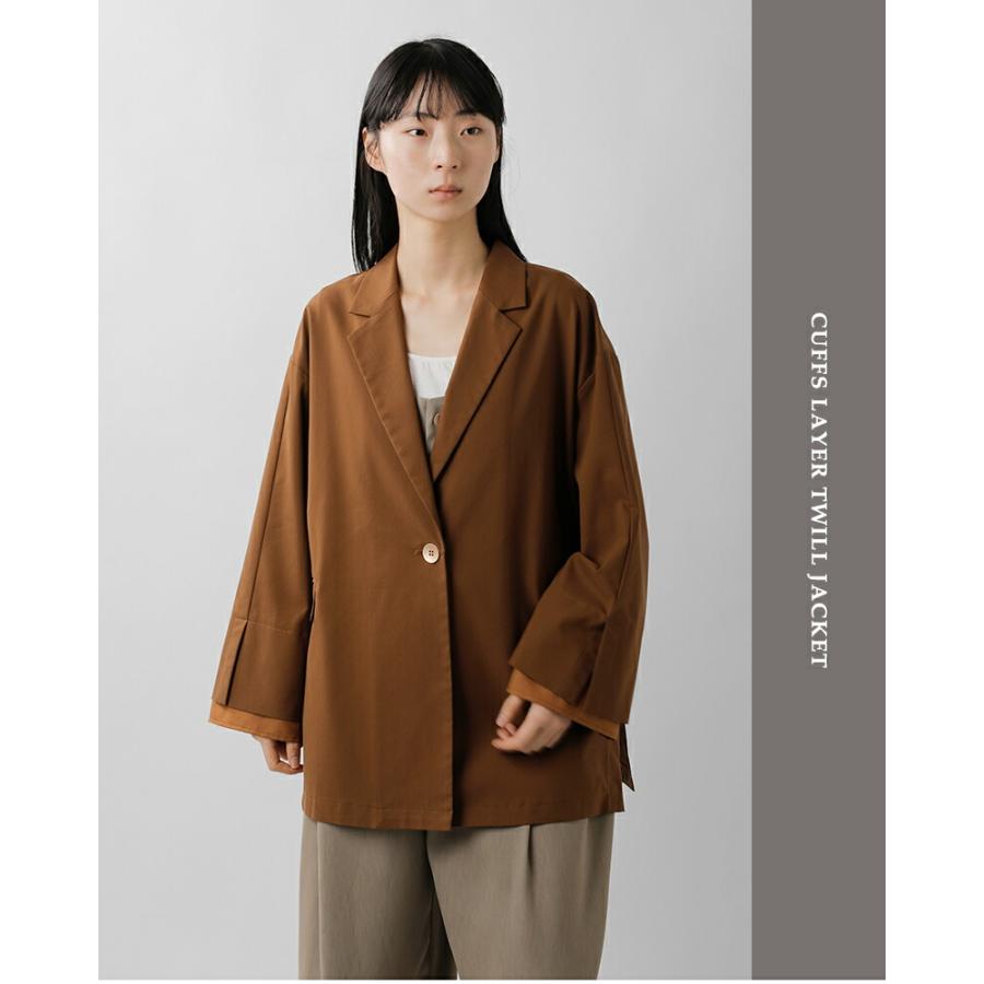 CYAN TOKYO（シアントーキョー） カフス レイヤー ツイル ジャケット