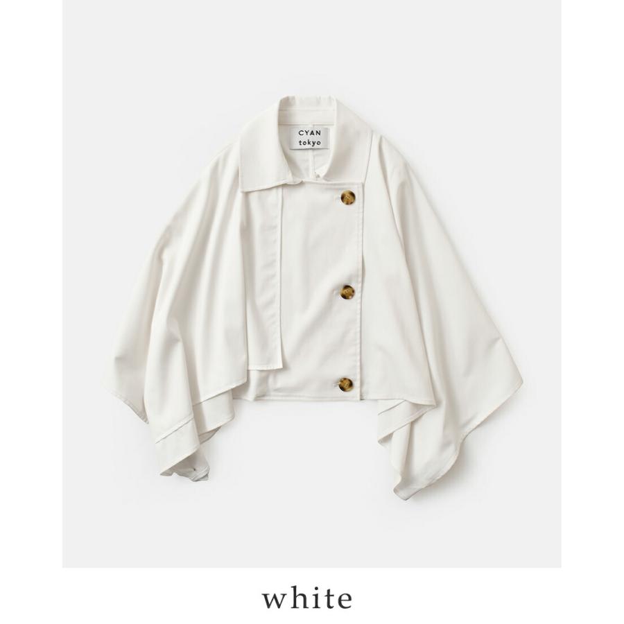 CYAN TOKYO（シアントーキョー） ショートトレンチ ポンチョ 610439