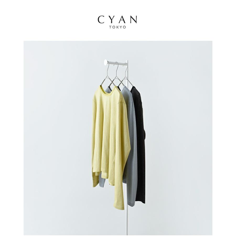 CYAN TOKYO（シアントーキョー） バックギャザー ラメ トップス 610451
