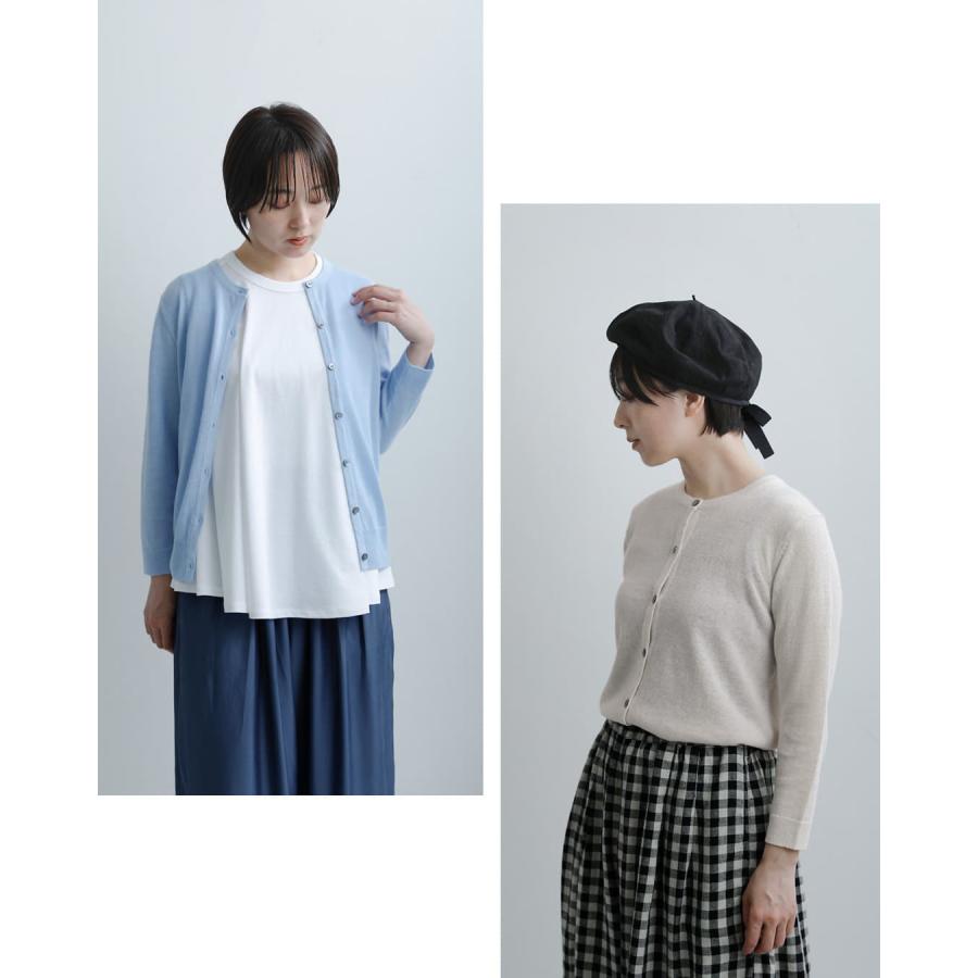 【オシャレ☆mao made】紺　カーディガン　サイズFREE mao made - 【オシャレ☆mao made】紺 カーディガン サイズFREEの通販