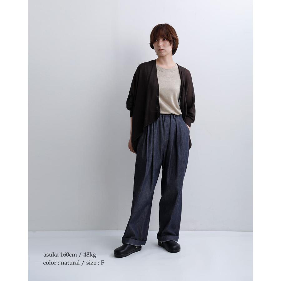 mao made（マオメイド） ベルギーリネン タンクトップ 611204