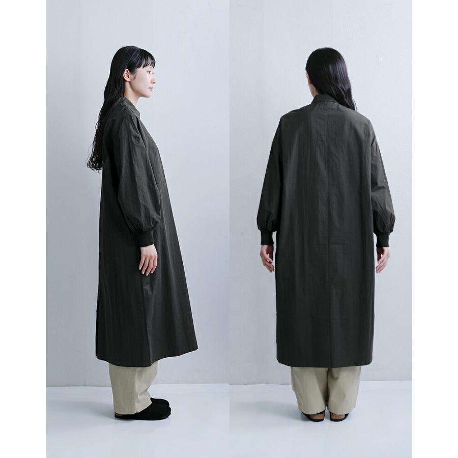 mao made（マオメイド） コットン ハーフジップ 衿付き ワイド