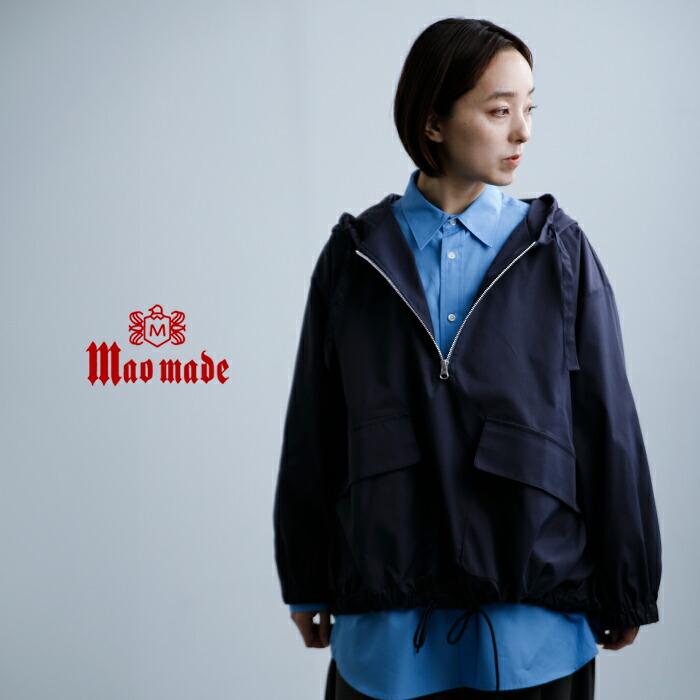 mao made（マオメイド） 撥水ヴィンテージツイル ハーフジップ ビッグ