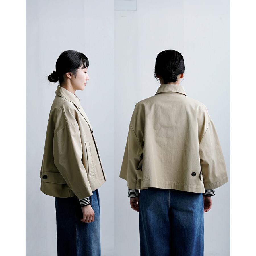 mao made（マオメイド） ツイル トレンチカラー ジャケット 611316