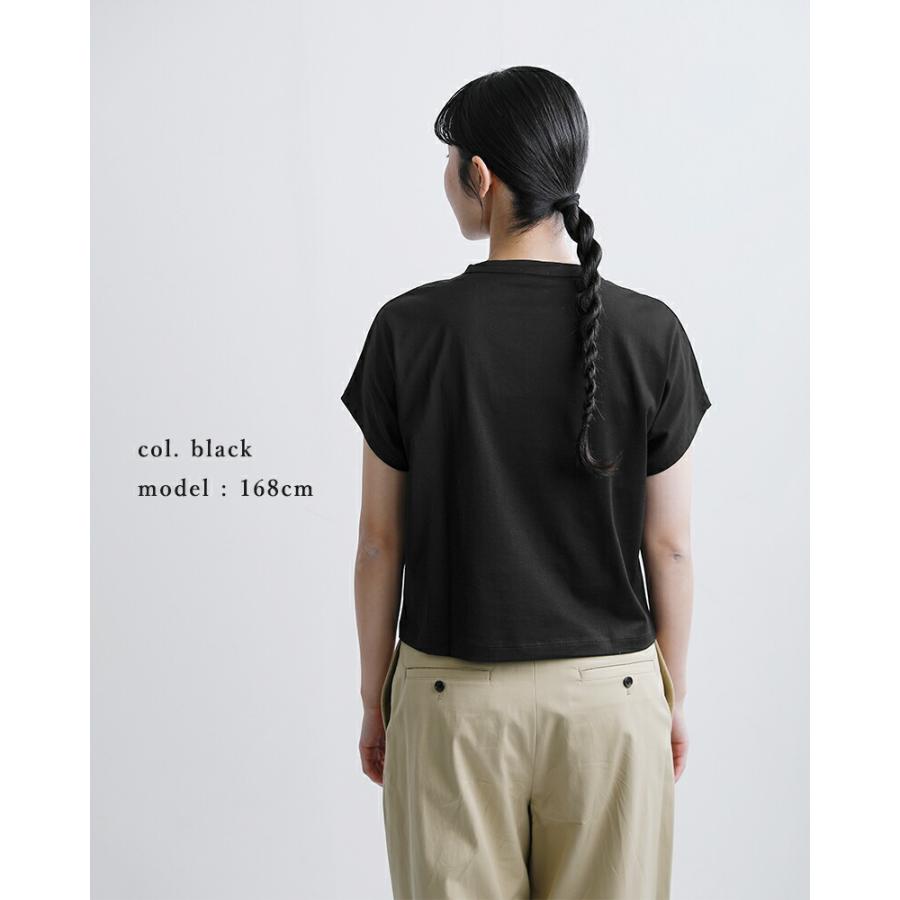 handvaerk（ハンドバーク） 60 2ジャージー キャップスリーブ Tシャツ