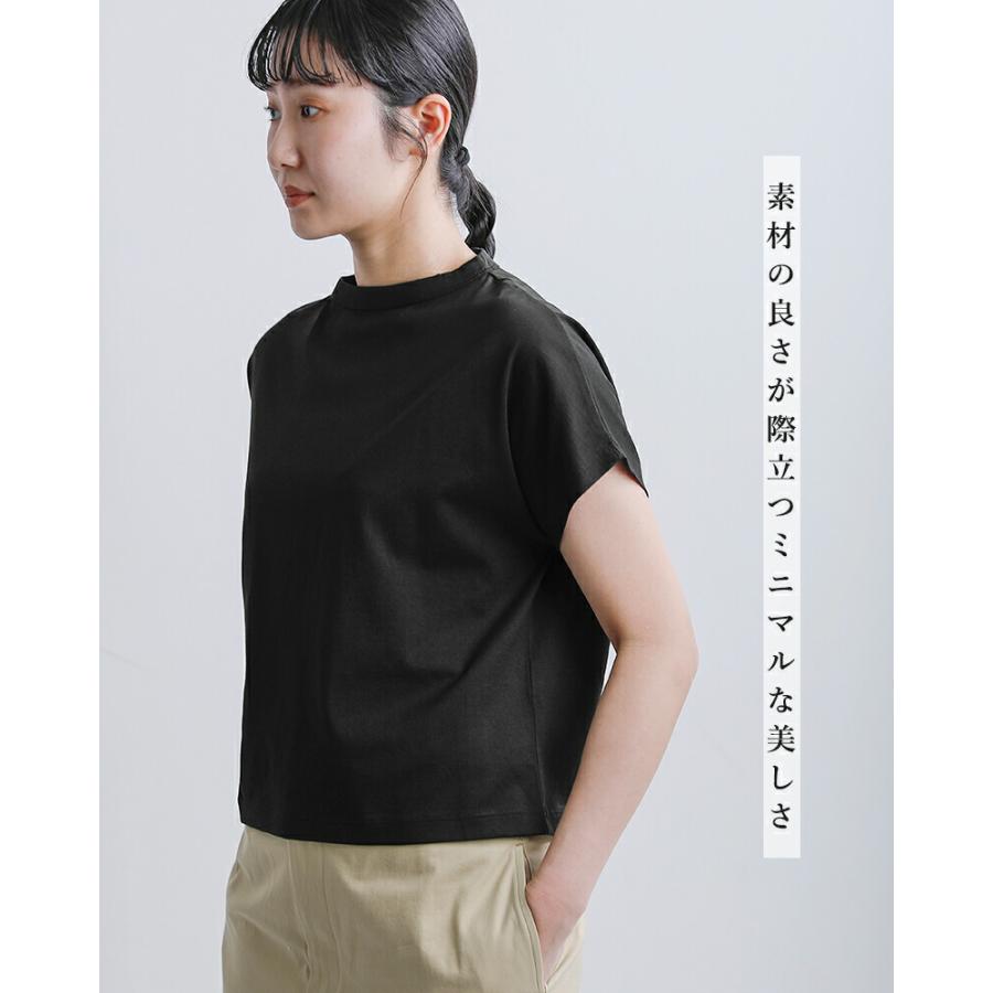 handvaerk（ハンドバーク） 60 2ジャージー キャップスリーブ Tシャツ