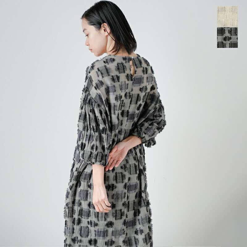 30%OFF】キリ qiri コットン emma ギャザー スリーブ ワンピース 春 