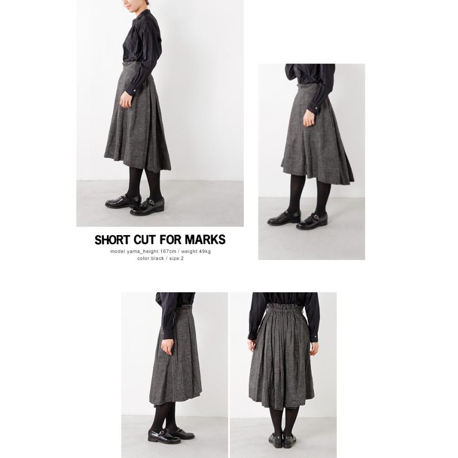 Short Cut For Marks ショートカットフォーマークス 6 5oz ジンバブエデニム バックタックスカート Aranciato 通販 Yahoo ショッピング