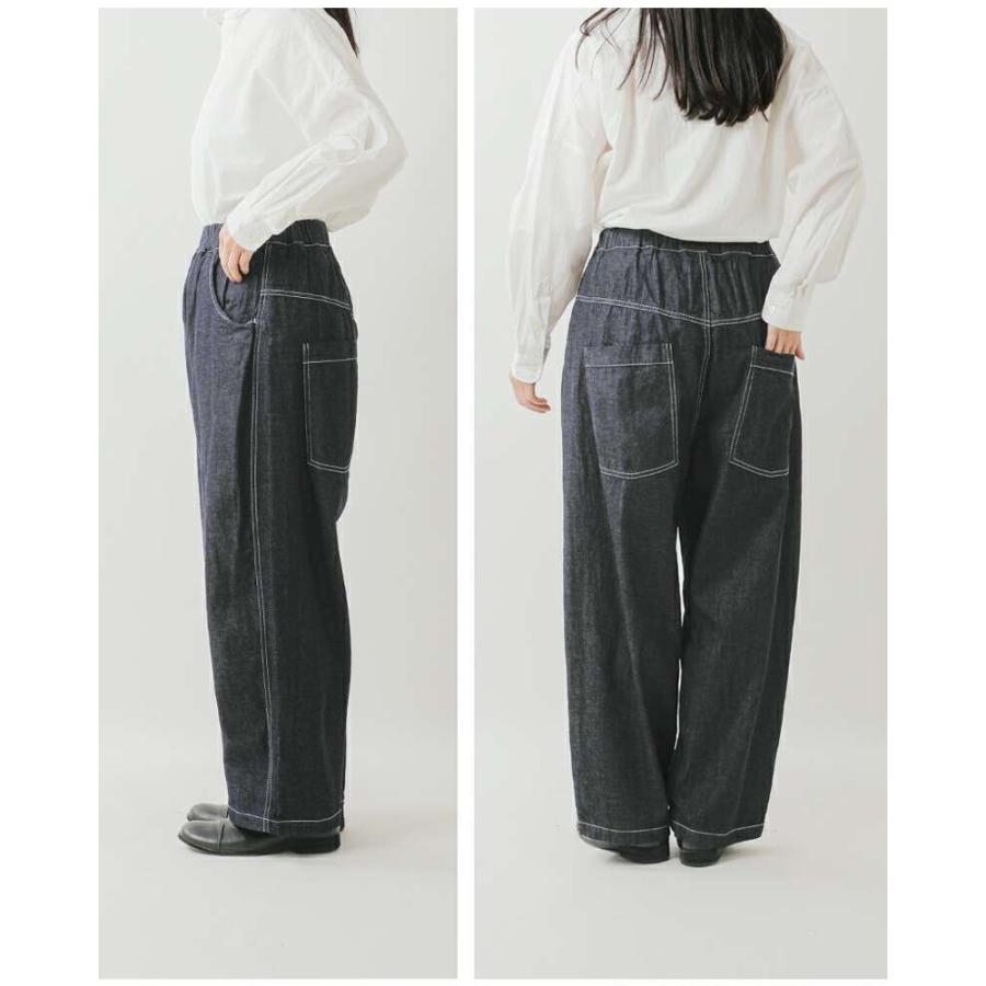 NARU ナル 8オンス ムラ デニム ノッポ パンツ 641800be レディース