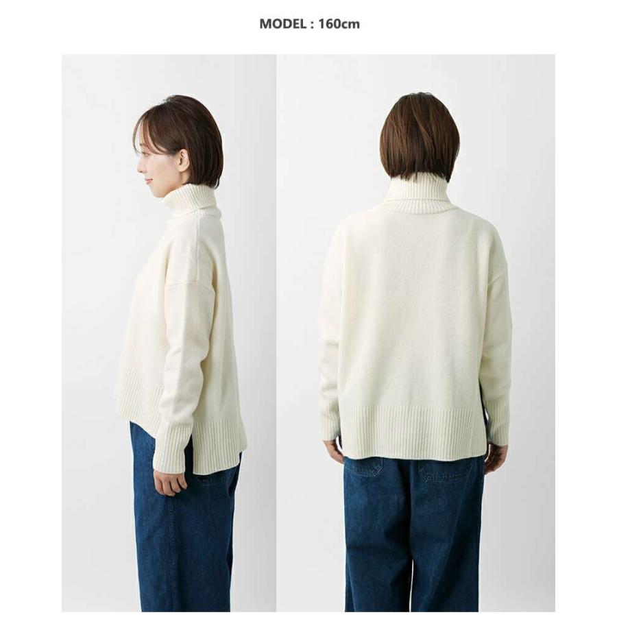 NARU（ナル） タスマニアラム コモドニット タートルネック プル