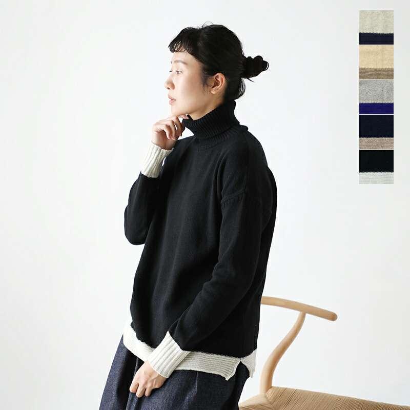 NARU（ナル） セール【20%OFF】NARU タスマニアラム 配色 ニット