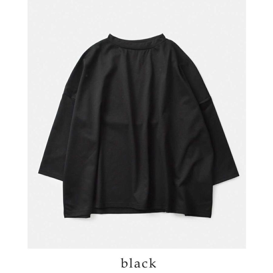 NARU（ナル） スーピマ コットン ポンチ ワイド 7分袖 Tシャツ 661241