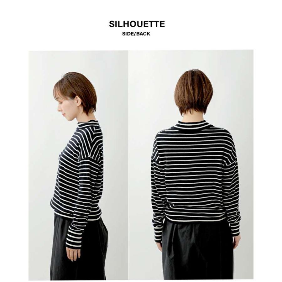 NARU（ナル） セール【30%OFF】ナル ムースヤーン ハイネック ボーダー