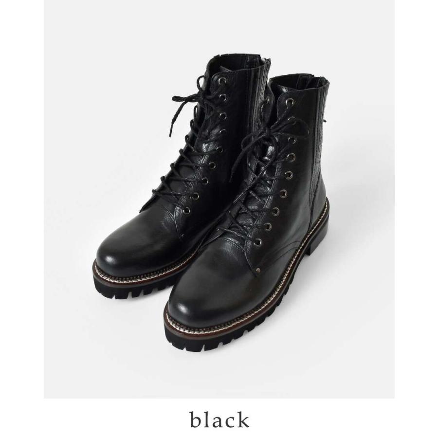 yuko imanishi ブラックレザーブーツ セール【20%OFF】ユウコイマニシプラス yuko imanishi+ ゴートレザー