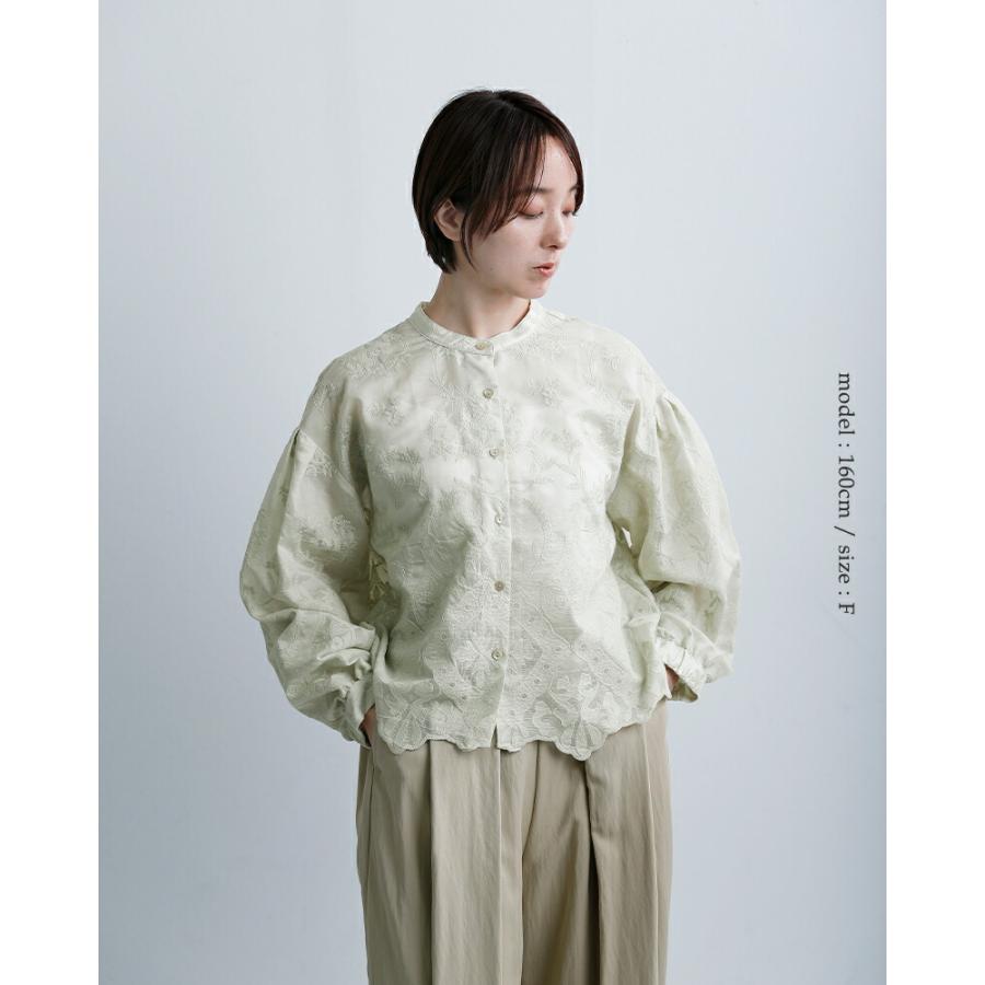 EXCENTRIQUE　オペラブラウス LE CERCLE par rope' ブラウス シャツ 卒園式 ビンテージライクツイル