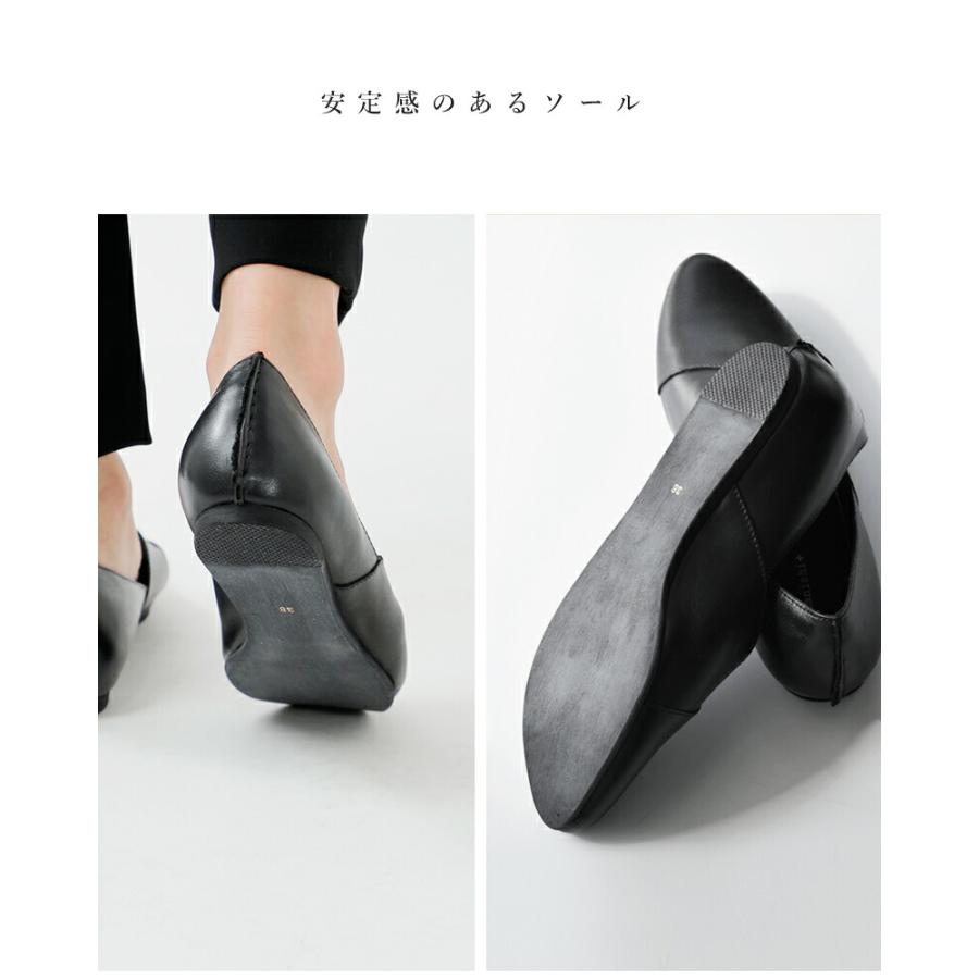 yuko imanishi +（ユウコイマニシプラス） ゴートレザー ポインテッド