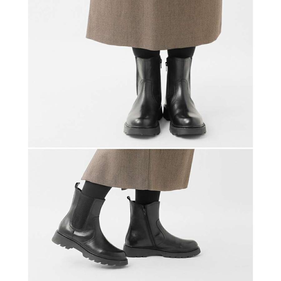 パオロ ボーヴ PAOLO BOVE カウレザー サイドゴア ブーツ 7912-a