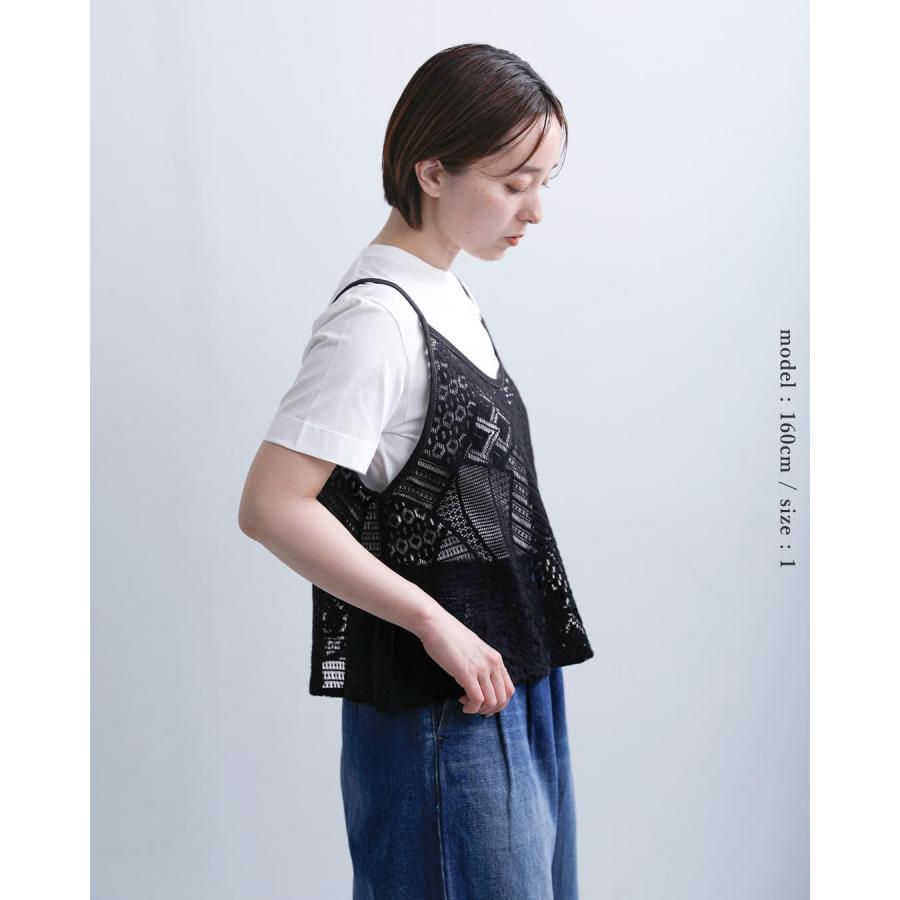 セール【40%OFF】ソア soi-e コットン クロシェ キャミソール 811484