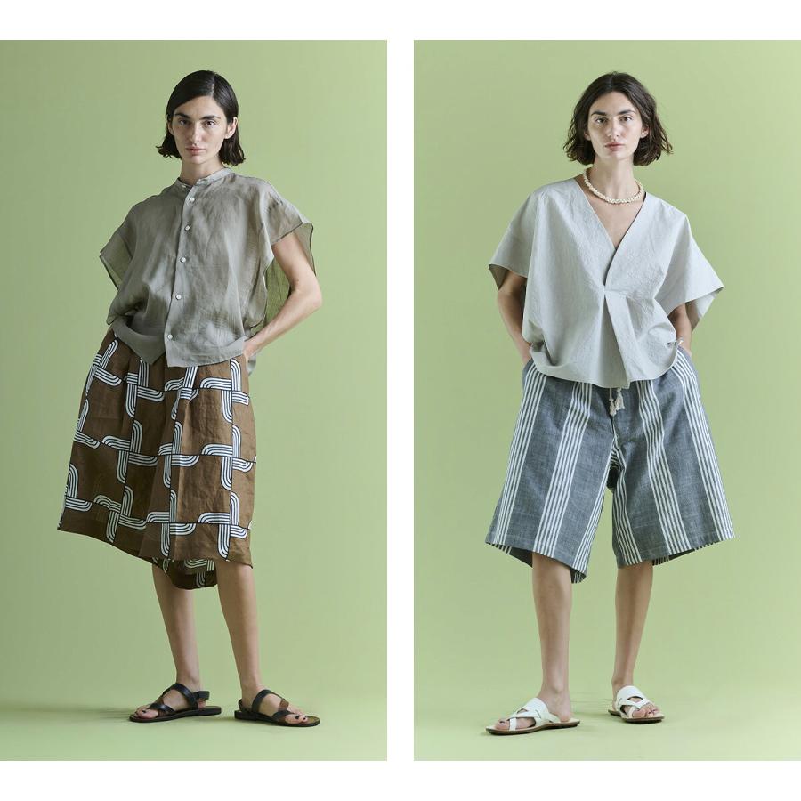 HAVERSACK（ハバーサック） 度詰天竺ボーダー クルーネック ロングT