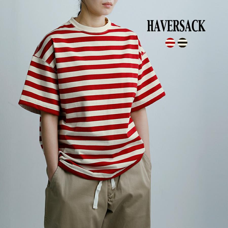 SAC ハバーサック HAVERSACK 度詰天竺ボーダー 半袖 Tシャツ 812624