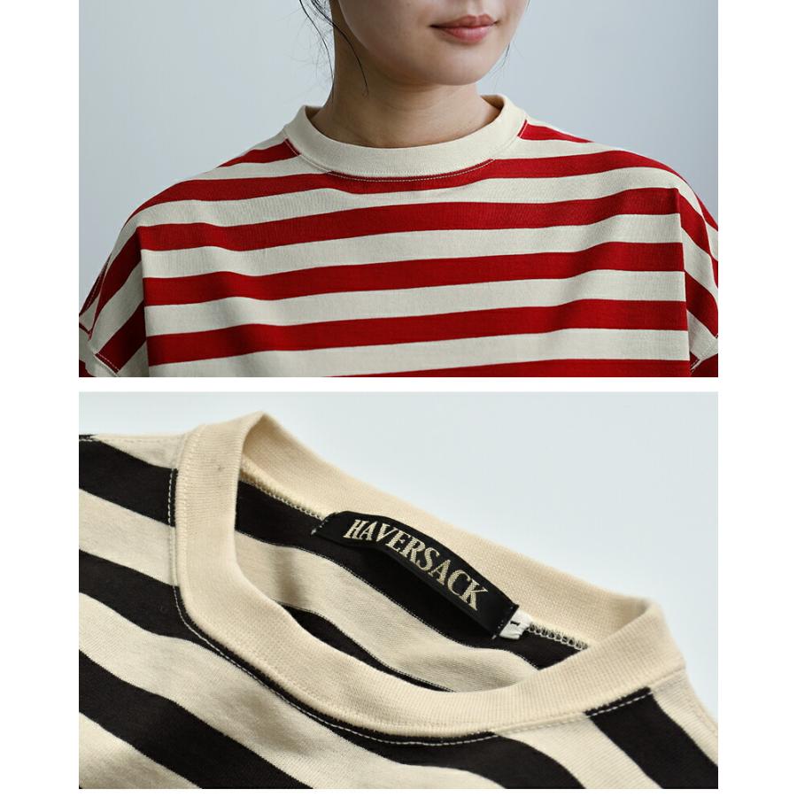 SAC ハバーサック HAVERSACK 度詰天竺ボーダー 半袖 Tシャツ 812624