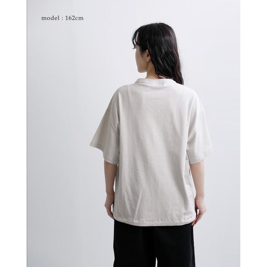 ハバーサック HAVERSACK コットンヘンプ天竺 ルーズフィット Tシャツ 812625  春夏 2026ss新作の画像