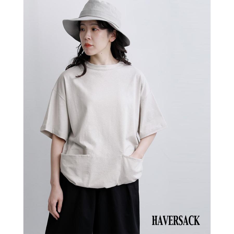 ハバーサック HAVERSACK コットンヘンプ天竺 ルーズフィット Tシャツ 812625  春夏 2026ss新作の画像
