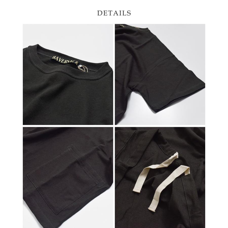 ハバーサック HAVERSACK コットンヘンプ天竺 ルーズフィット Tシャツ 812625  春夏 2026ss新作の画像