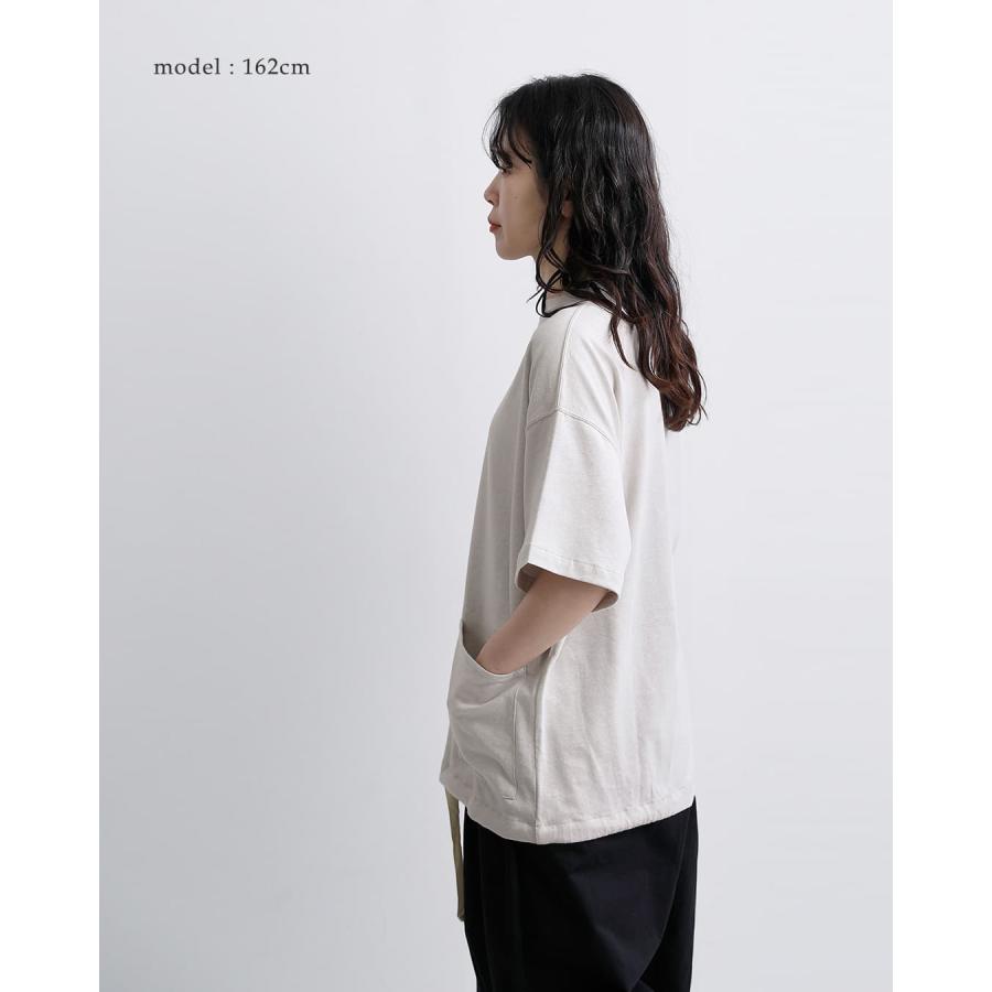 ハバーサック HAVERSACK コットンヘンプ天竺 ルーズフィット Tシャツ 812625  春夏 2026ss新作の画像