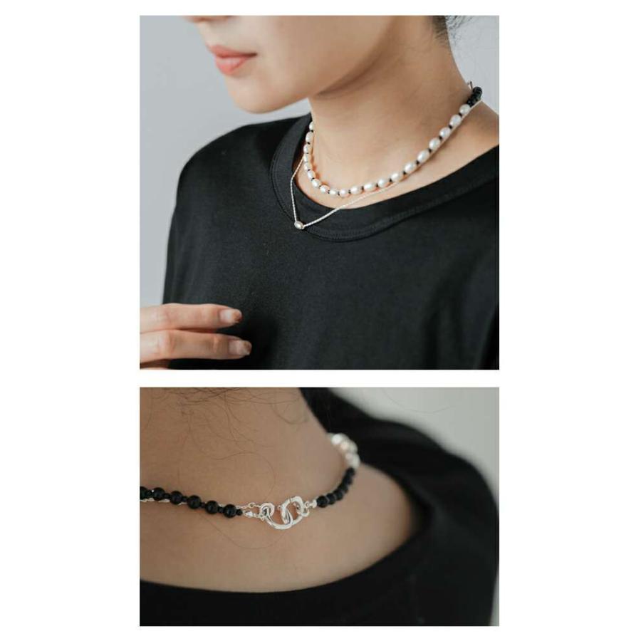 セール【30%OFF】アペルディエム Aperdiem ネックレス フロー スクエア