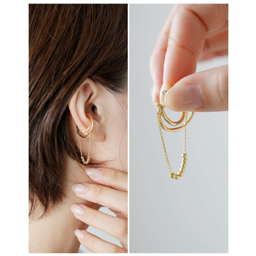 アペルディエム Aperdiem ノイズ サークル イヤーカフ Noise Circle EC 81520084 レディース ...