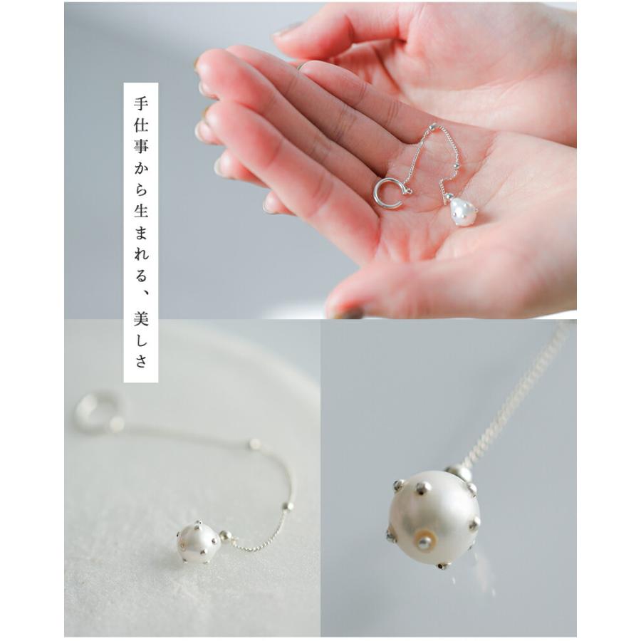 チェーン アペルディエム Aperdiem ペイル ドロップ イヤーカフ 片耳用