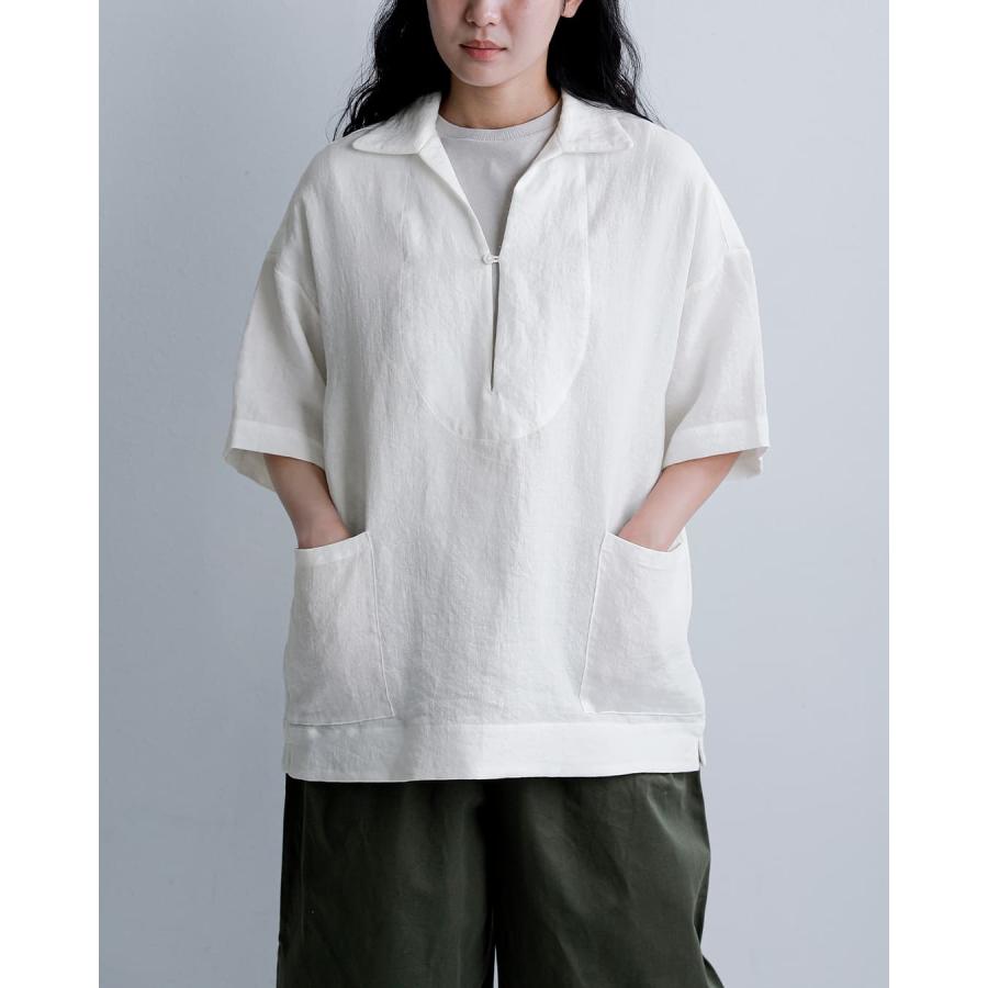 SAC セール【50%OFF】ハバーサック HAVERSACK リネンツイル 半袖