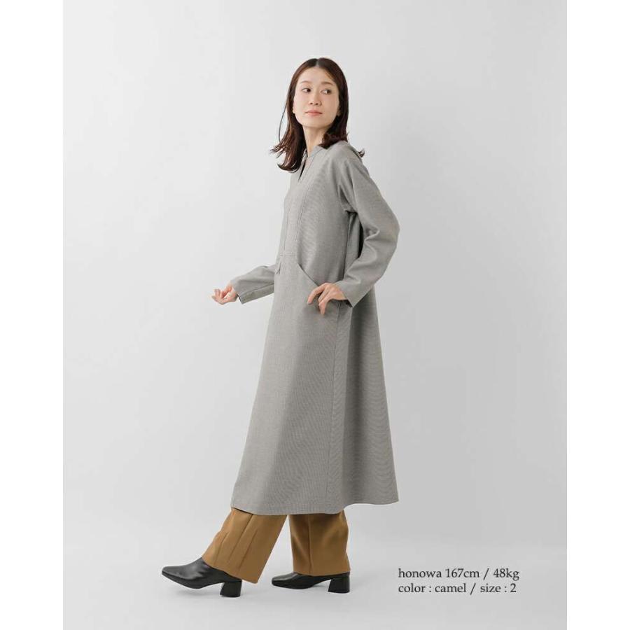 Le Melange ル メランジュ  ウールミックス ダブルクロス フロントタック パンツ 8553503-mn レディース 2025aw新作  クーポン対象 Le Melange（ル・メランジュ） セール【20%OFF】ル メランジュ ウール