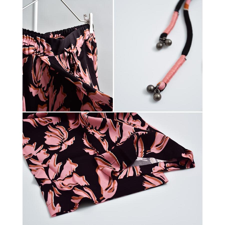 ✨26ss新品✨Le Melange ルメランジュ オリジナル総柄パンツ 大花柄